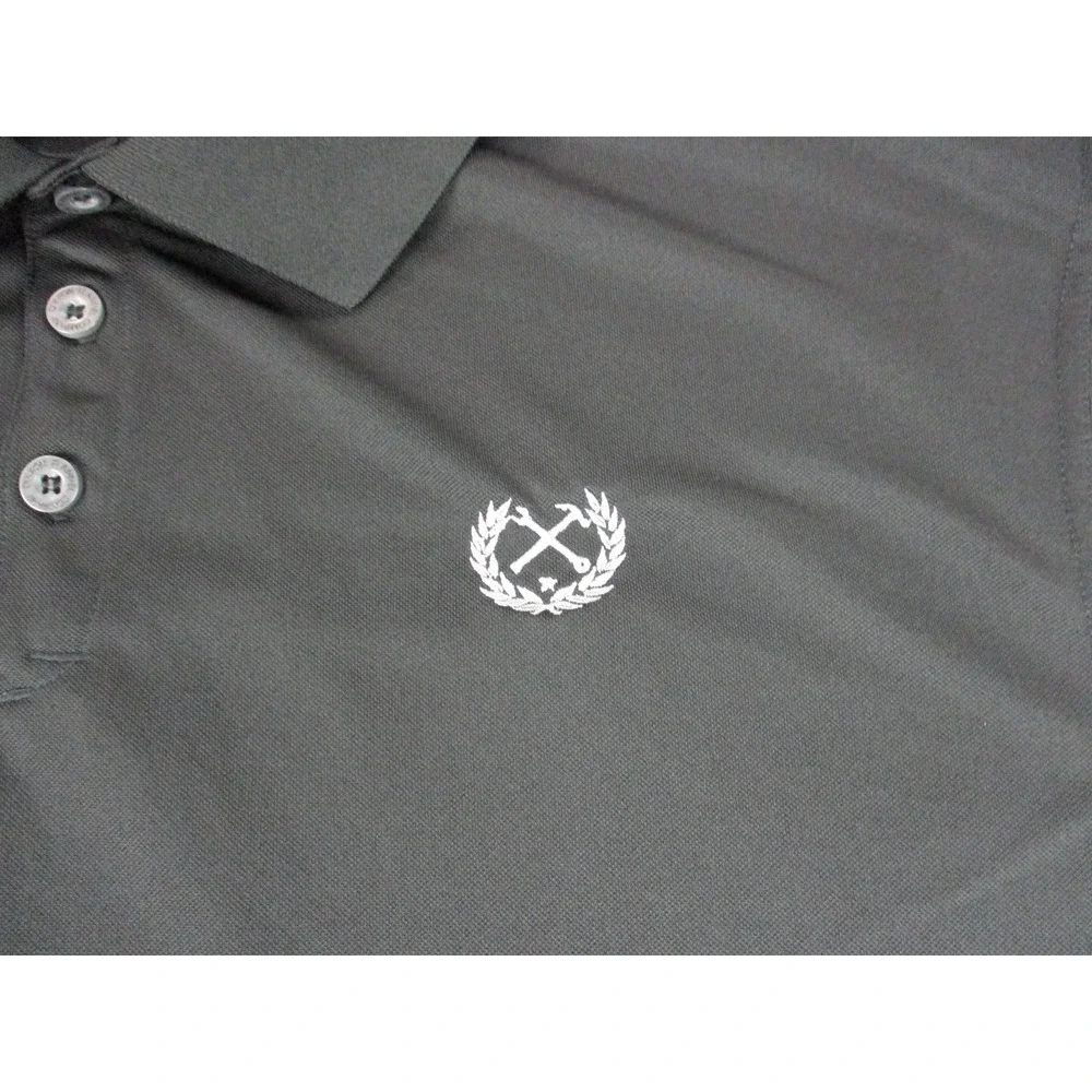 Dixxon Flannel Polo Shirt Mens 3XL XXXL Black White O Sport Performance Golf